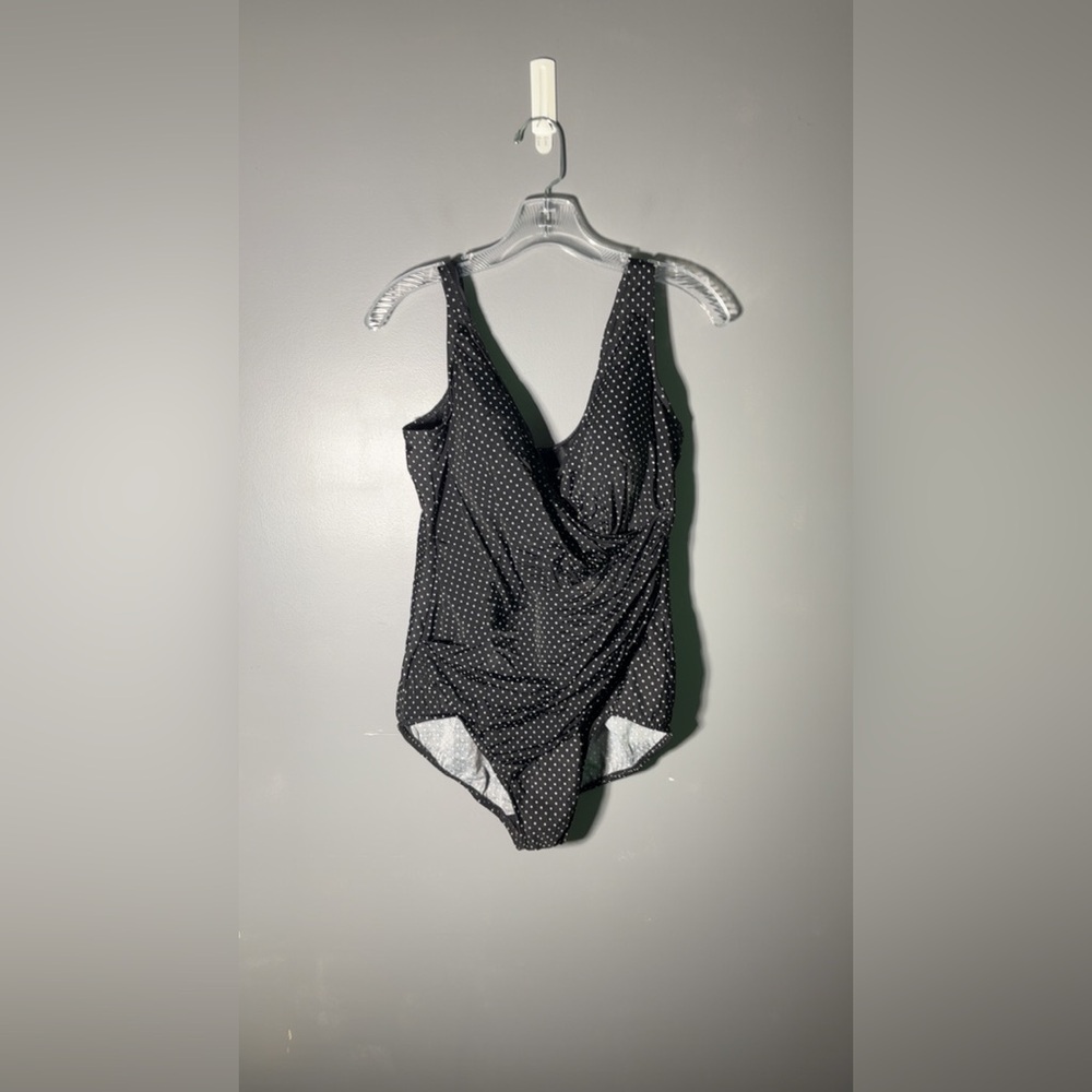 Miraclesuit Polka Dot One Piece Swimsuit Size 18W